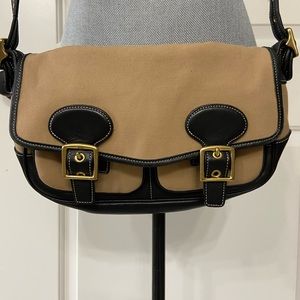 Coach canvas and learher crossbody